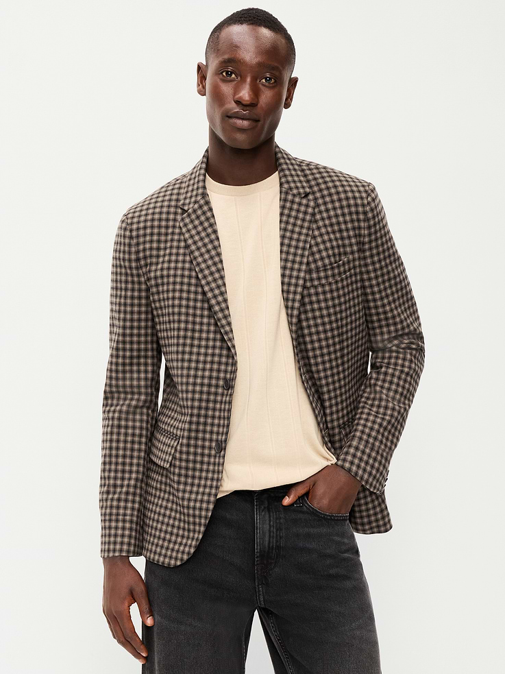 Image number 1 showing, Relaxed Unlined Twill Blazer