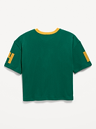 Image number 2 showing, Oversized Mesh Graphic Football T-Shirt for Boys