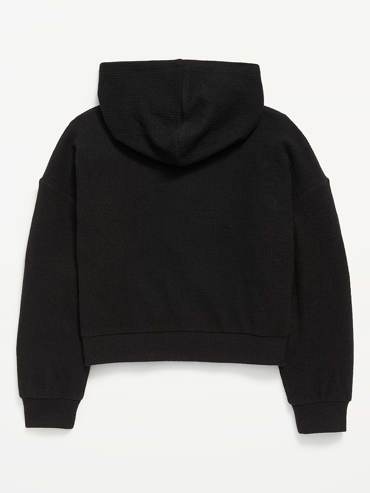 Image 3 of 3, CozePlush Pullover Hoodie for Girls