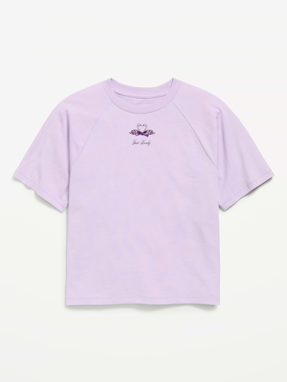 L'image numéro 1 présente T-shirt surdimensionné à manches courtes à imprimé pour fille
