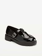 Image number 1 showing, Shiny Faux-Leather Mary Jane Shoes for Girls