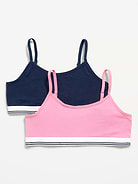 Image number 1 showing, Cami Bra 2-Pack for Girls
