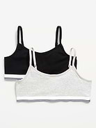 Image number 1 showing, Cami Bra 2-Pack for Girls