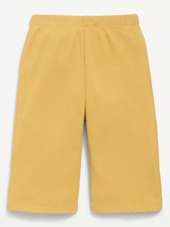 Waffle-Knit Wide Leg Pants for Baby