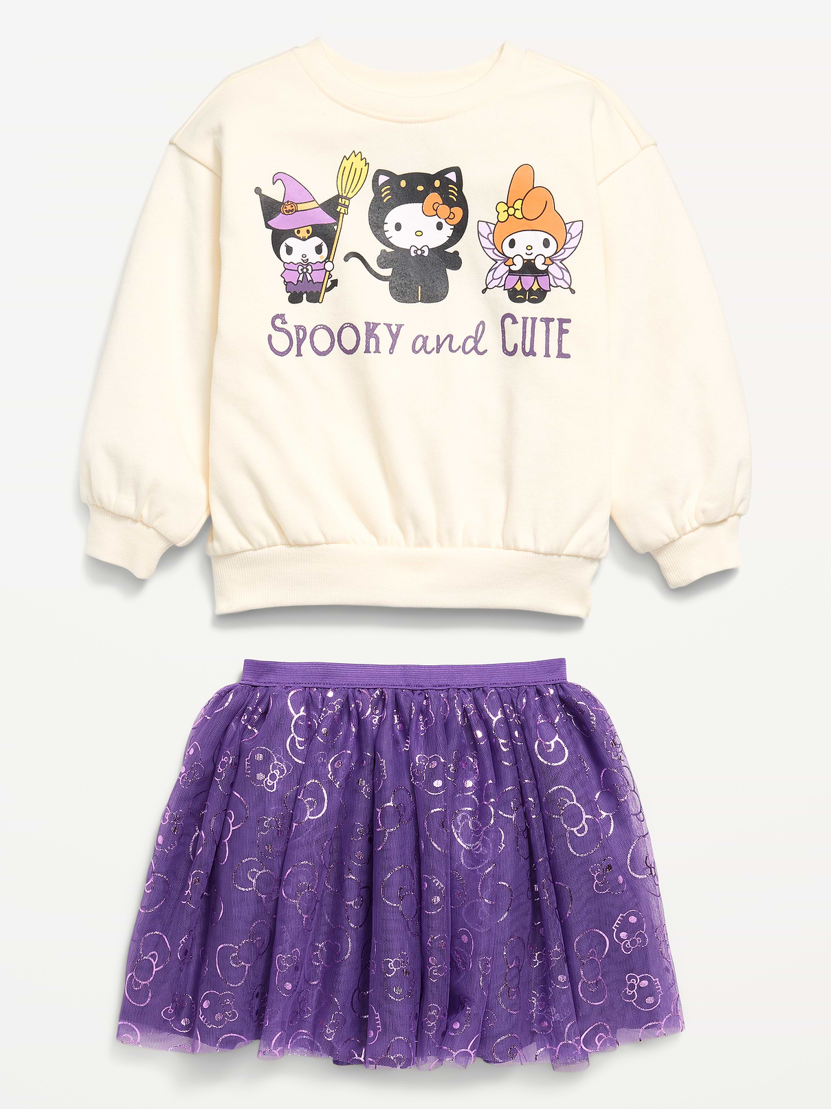 L'image numéro 2 présente Ensemble chandail en coton ouaté Hello Kitty® et jupe tutu pour toute-petite