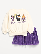 L'image numéro 1 présente Ensemble chandail en coton ouaté Hello Kitty® et jupe tutu pour toute-petite
