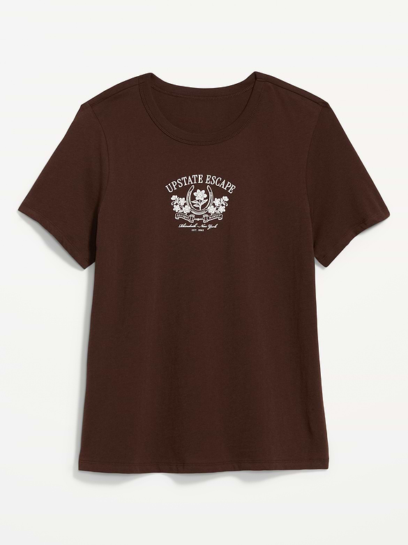 EveryWear Crew-Neck Graphic T-Shirt