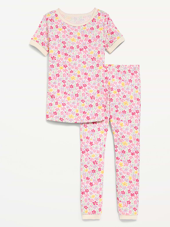 Printed Snug-Fit Pajama Set for Toddler & Baby