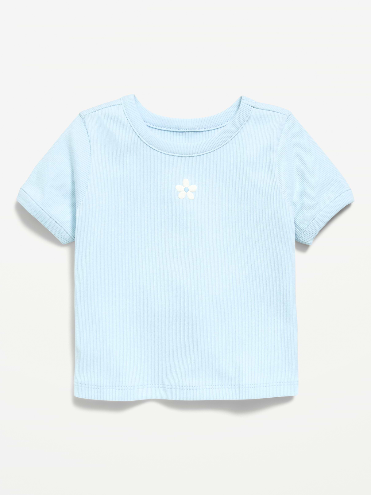 Image number 1 showing, Short-Sleeve Ringer Graphic T-Shirt for Toddler Girls