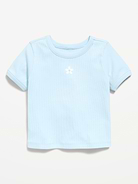 Image number 1 showing, Short-Sleeve Ringer Graphic T-Shirt for Toddler Girls