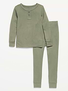 L'image numéro 1 présente Pyjama henley coupe ajustée pour tout-petit et bébé