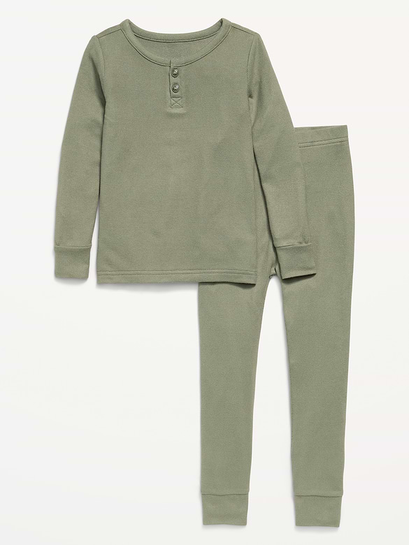 Pyjama henley ajusté DouxCocon pour tout-petit et bébé