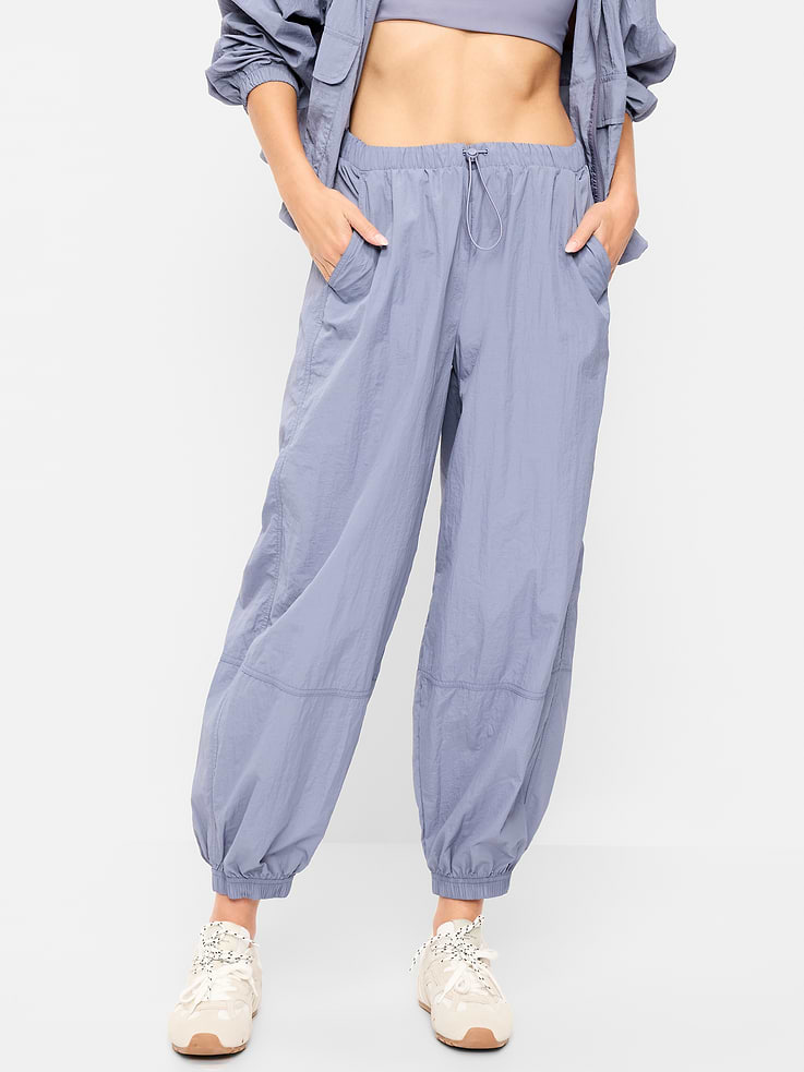 Image number 1 showing, Pull-On Windbreaker Parachute Pants