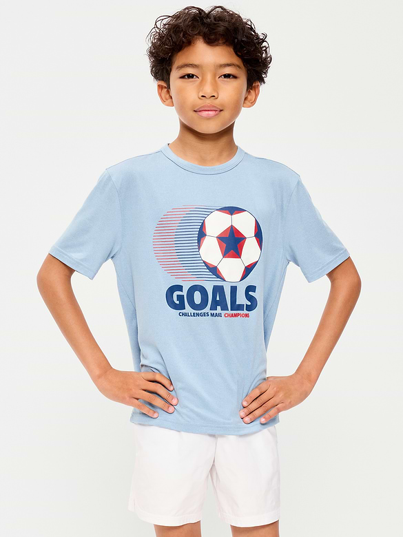 CloudMotion Graphic Performance T-Shirt for Boys