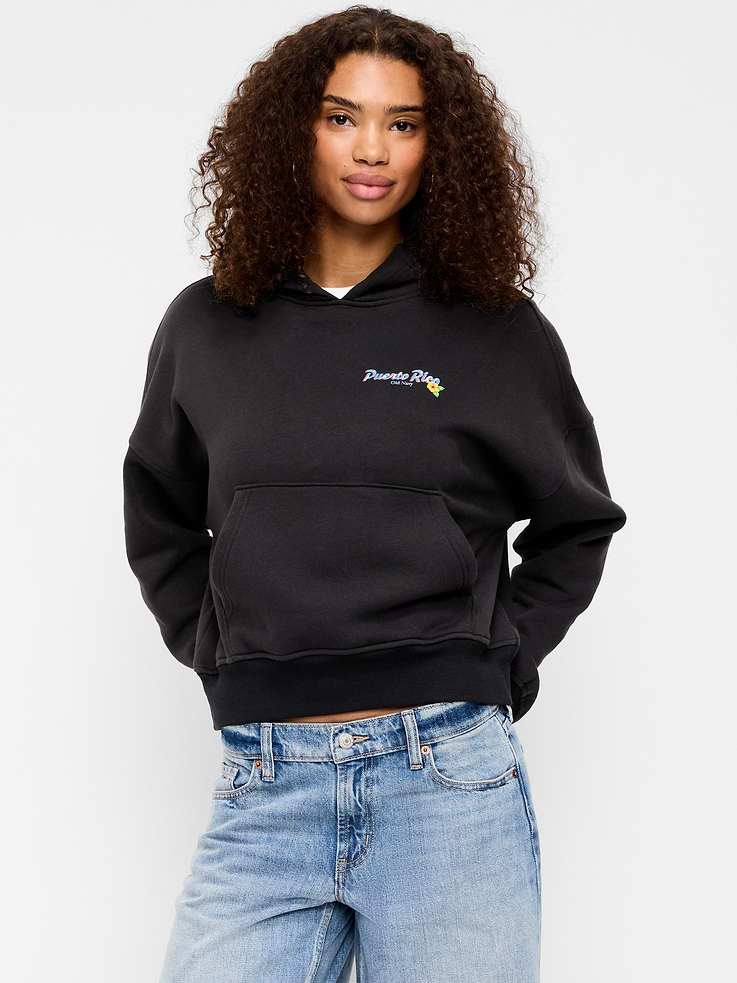 Image number 1 showing, Oversized Pullover Graphic Hoodie Sweatshirt