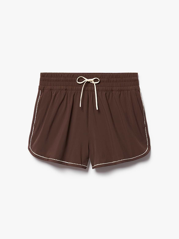 Weekender High Rise Picot 3" Run Short