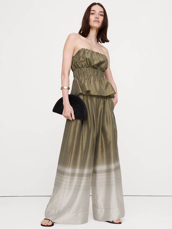 High-Rise Wide-Leg Palazzo Pant
