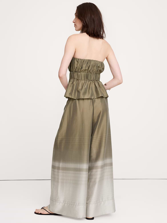 High-Rise Wide-Leg Palazzo Pant