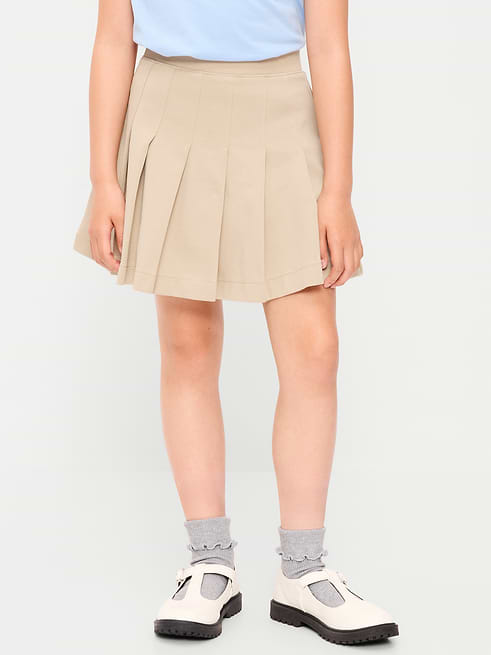 School School Uniform Ponte-Knit Pleated Skort for Girls on clearance at Old Navy — 40% off