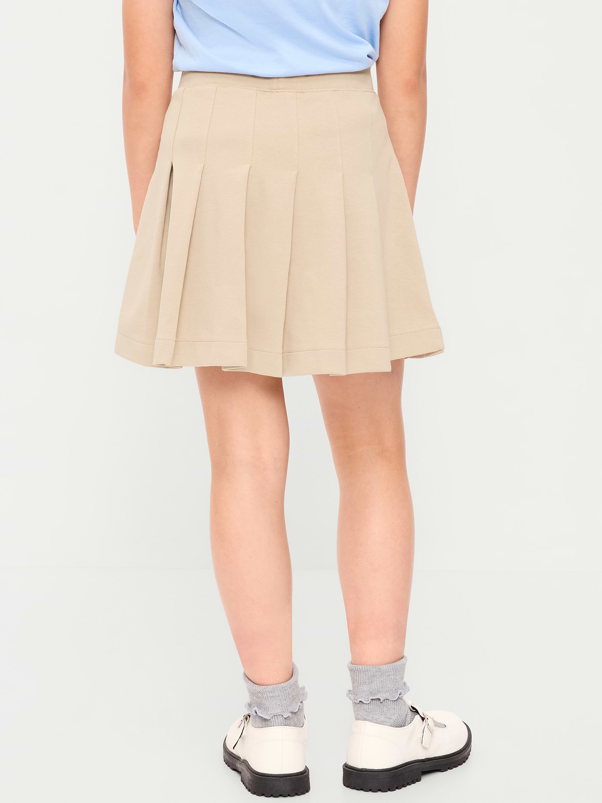 Image number 2 showing, School Uniform Ponte-Knit Pleated Skort for Girls