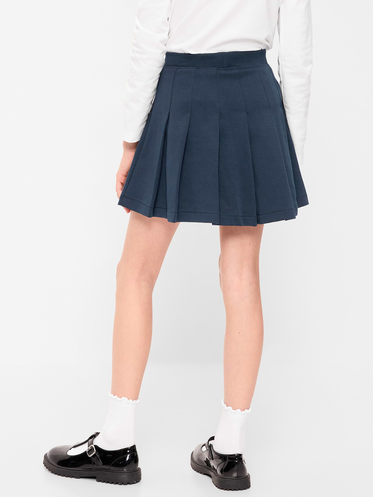Image number 2 showing, School Uniform Ponte-Knit Pleated Skort for Girls