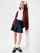 Image number 3 showing, School Uniform Ponte-Knit Pleated Skort for Girls