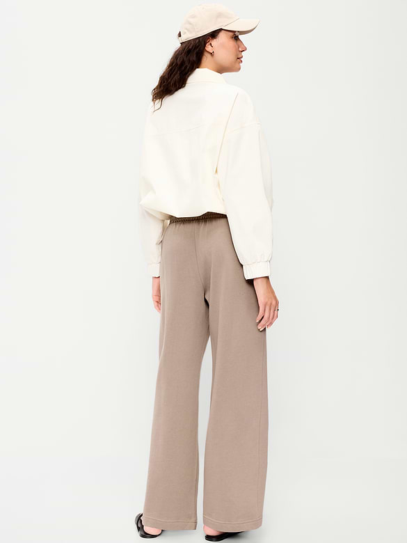 High-Waisted SoComfy Wide-Leg Sweatpants