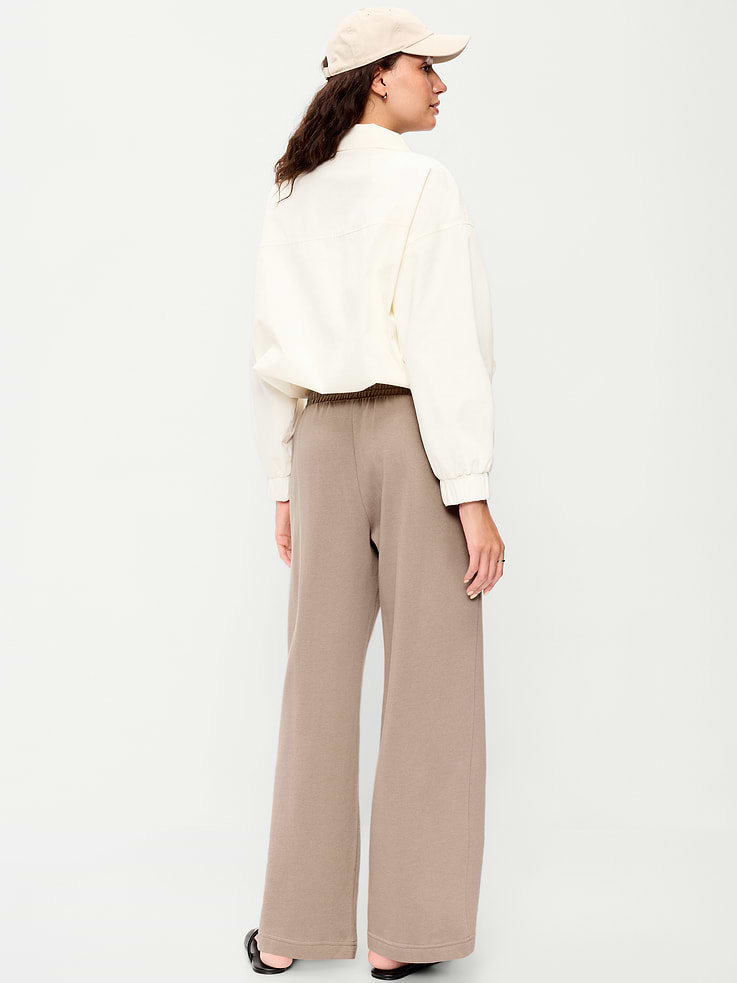 Image number 3 showing, High-Waisted SoComfy Wide-Leg Sweatpants