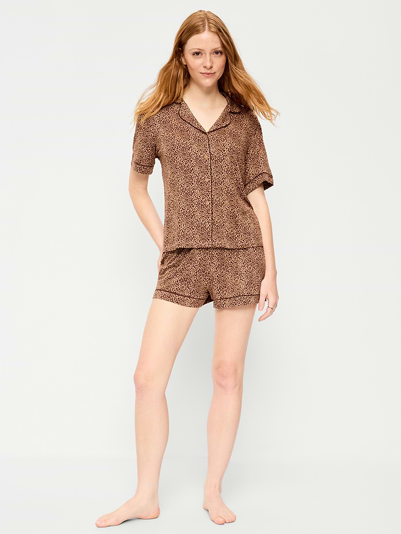 Sunday Sleep Knit Jersey Short Set