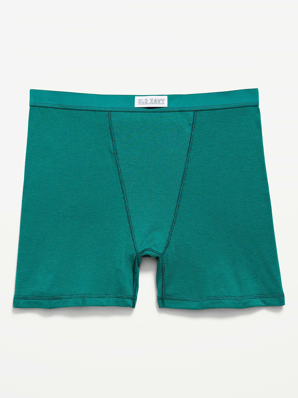 Image number 4 showing, High-Waisted Ribbed Boyshort Briefs -- 3-inch inseam