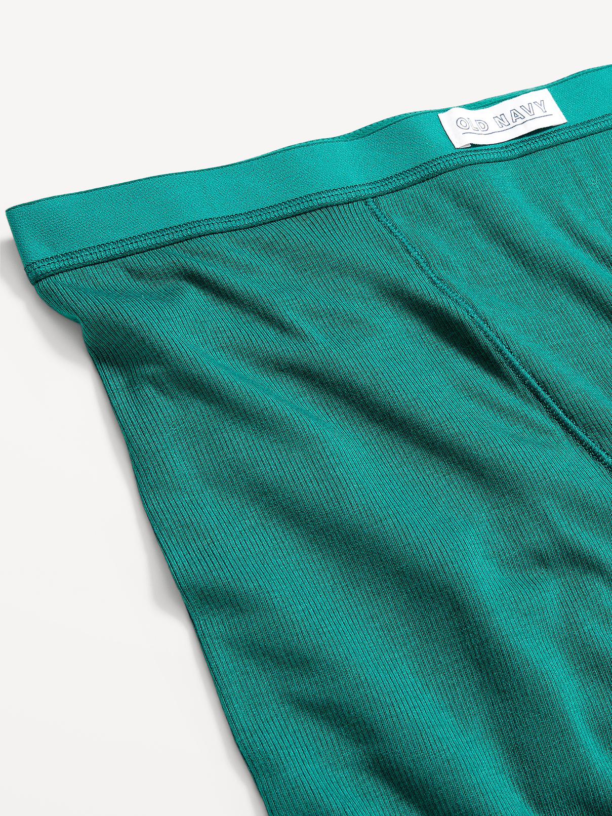 Image number 3 showing, High-Waisted Ribbed Boyshort Briefs -- 3-inch inseam