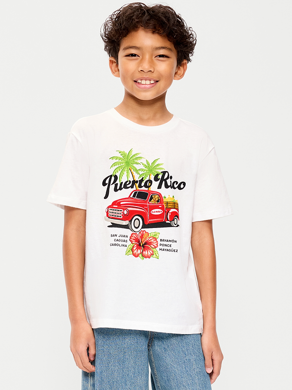 Short-Sleeve Logo-Graphic T-Shirt for Boys
