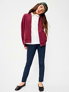 Image number 3 showing, Skinny School Uniform Pants for Girls