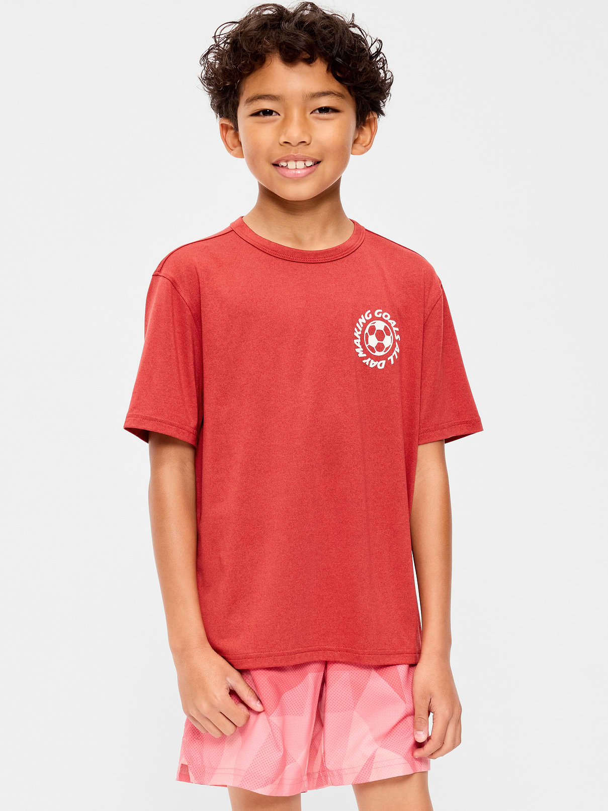 Image number 1 showing, CloudMotion Graphic Performance T-Shirt for Boys