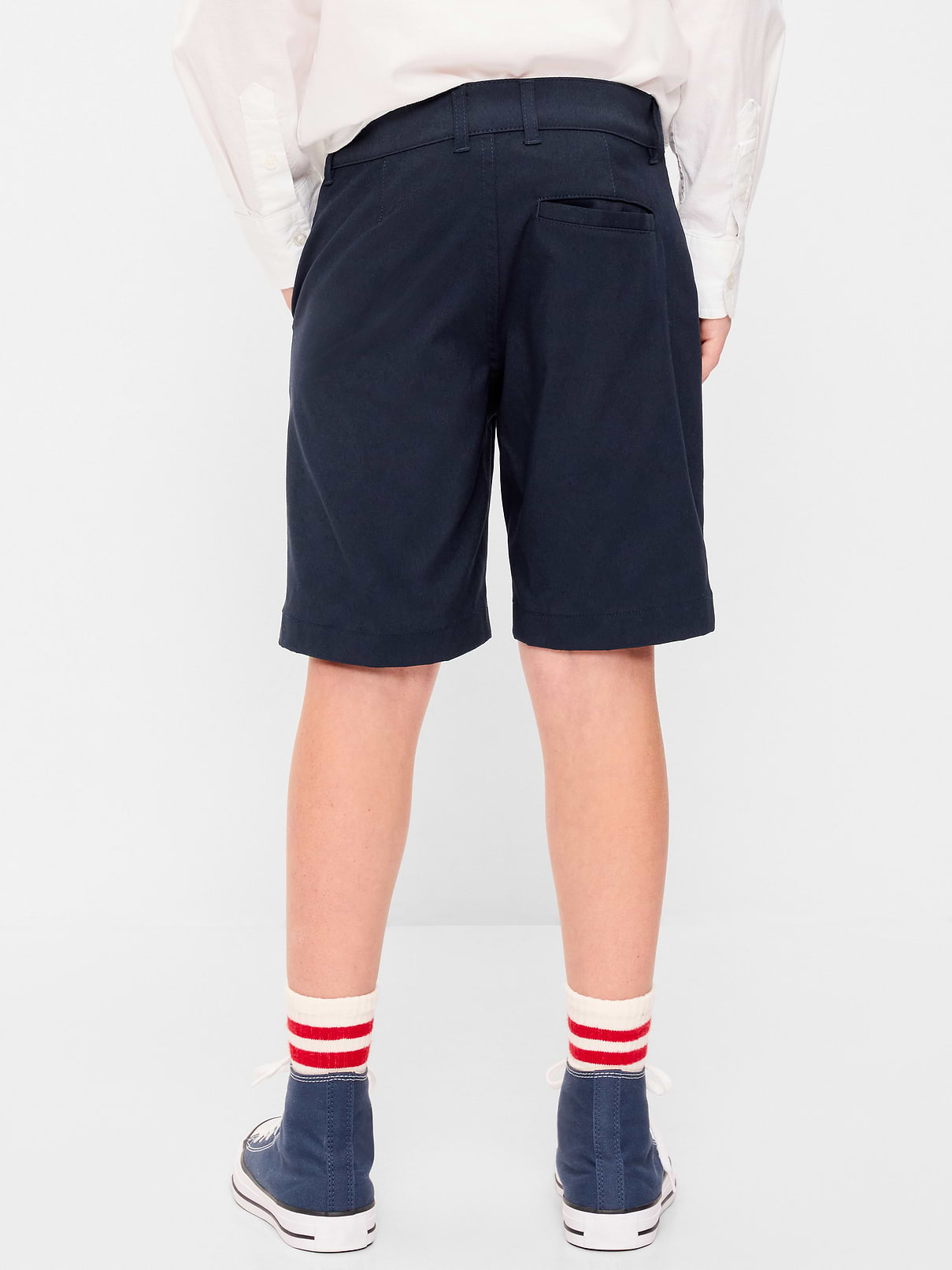 Image number 2 showing, School Uniform Quick-Dry Tech Knee Length Shorts for Boys