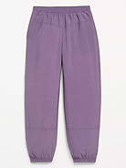Image number 4 showing, High-Waisted Crinkled Harem Pants for Girls