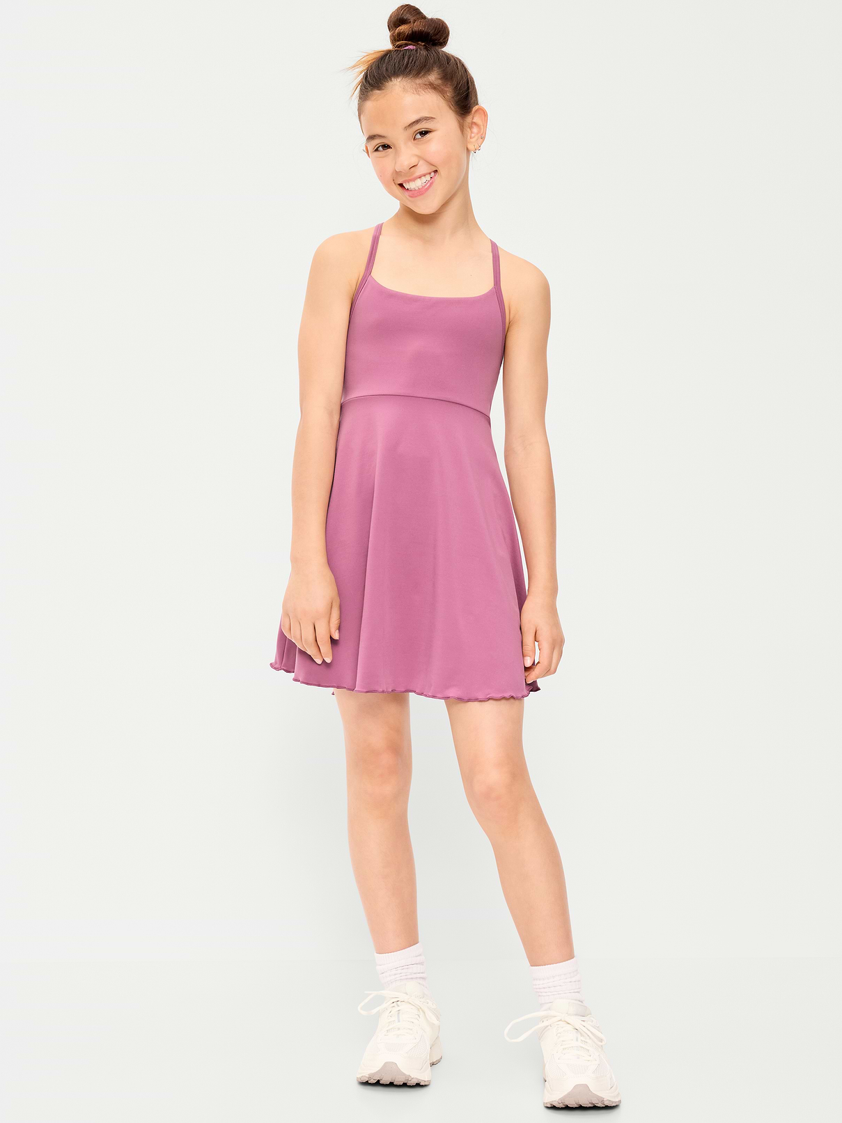 Image number 1 showing, StudioSmooth Sleeveless Athletic Dress for Girls