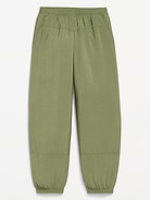 Image number 2 showing, High-Waisted Crinkled Harem Pants for Girls
