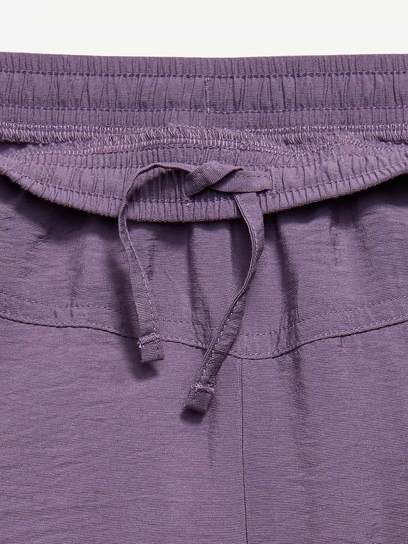 High-Waisted Crinkled Harem Pants for Girls