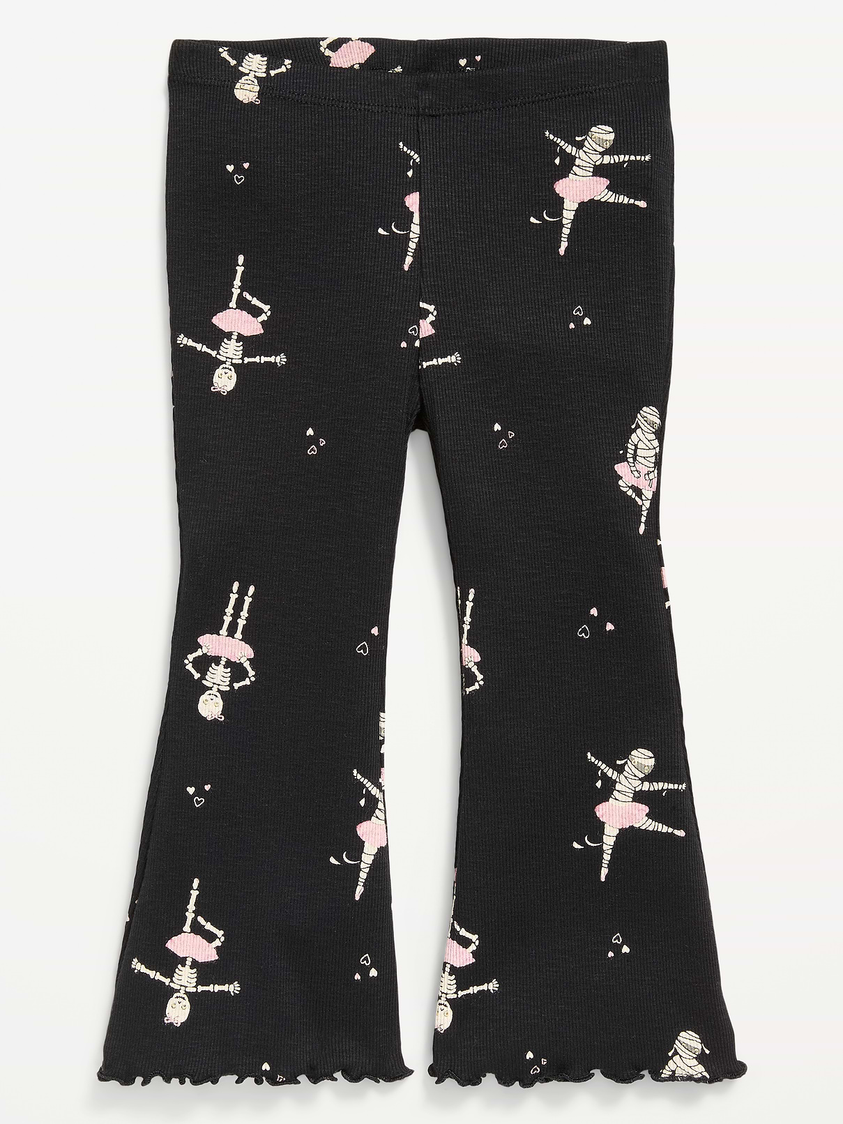 L'image numéro 1 présente Legging côtelé évasé pour toute-petite