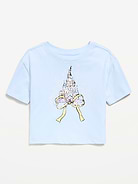 Image number 1 showing, Disney© Princess Oversized Boxy Graphic T-Shirt for Toddler Girls