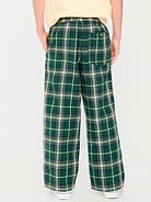 Image number 2 showing, Pull-On Baggy Plaid Flannel Pants for Boys