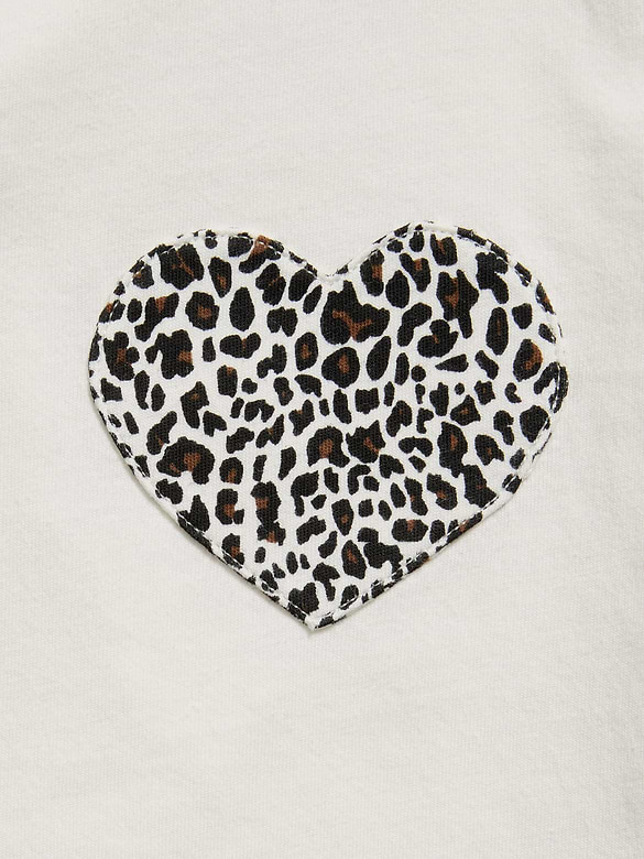 Softest Short-Sleeve Heart-Pocket T-Shirt for Girls