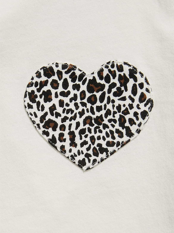 Softest Short-Sleeve Heart-Pocket T-Shirt for Girls