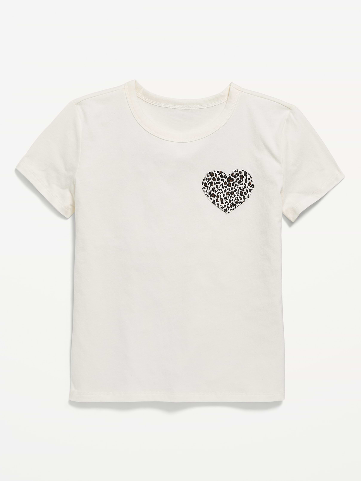 Image number 4 showing, Softest Short-Sleeve Heart-Pocket T-Shirt for Girls