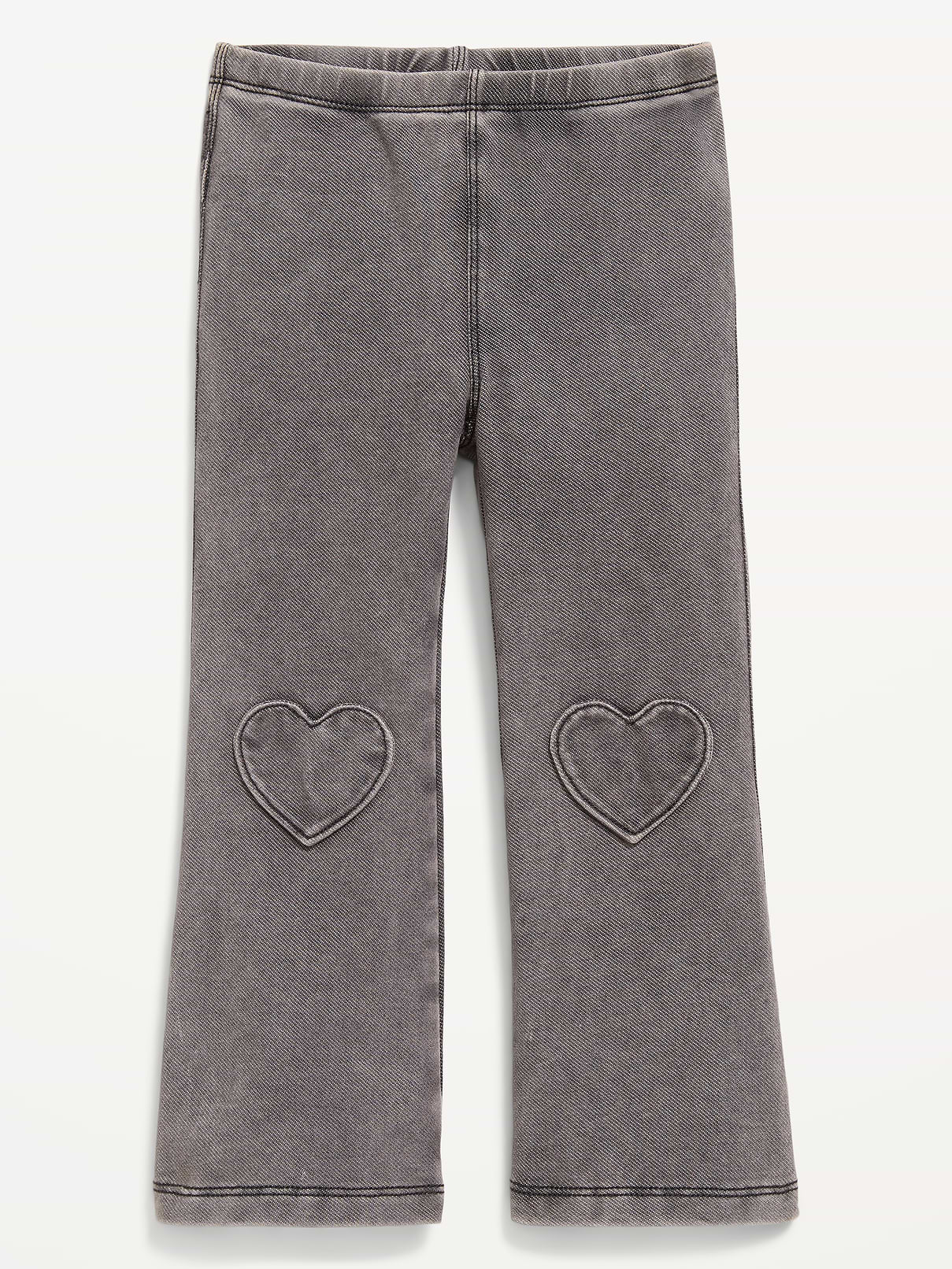 Image number 1 showing, Faux-Denim Flared Leggings for Toddler Girls