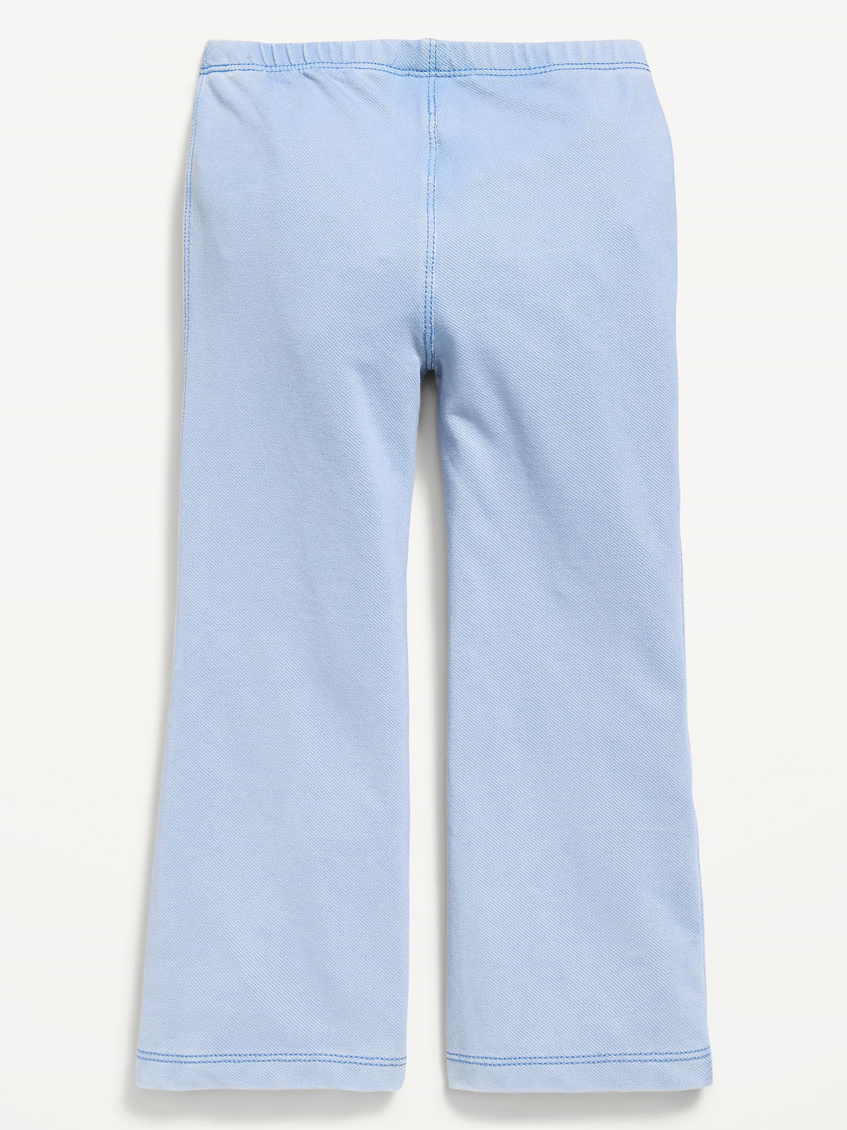 Image number 4 showing, Faux-Denim Flared Leggings for Toddler Girls