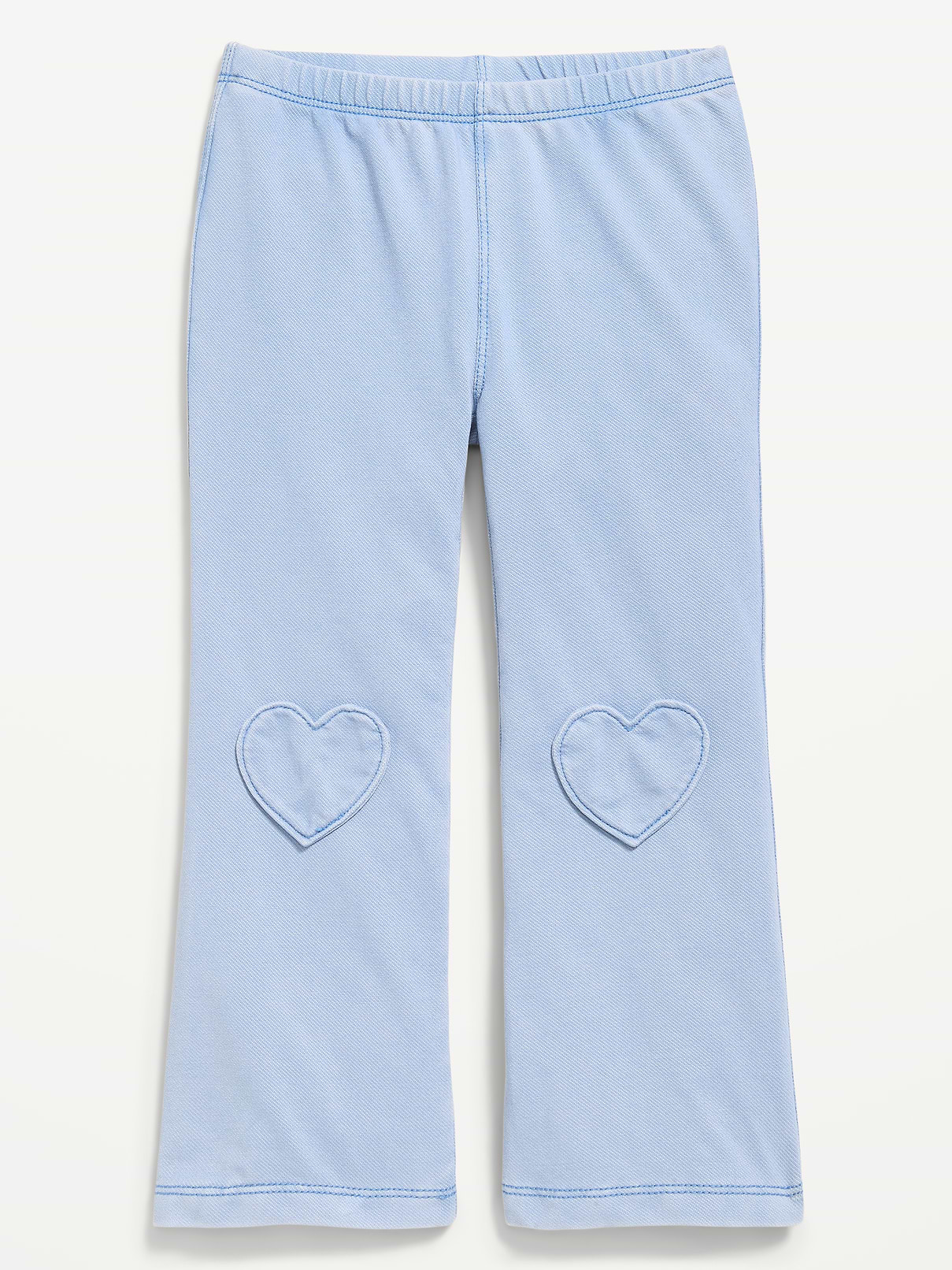 Image number 3 showing, Faux-Denim Flared Leggings for Toddler Girls