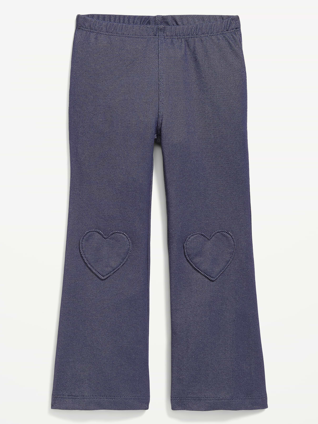 Image number 1 showing, Faux-Denim Flared Leggings for Toddler Girls