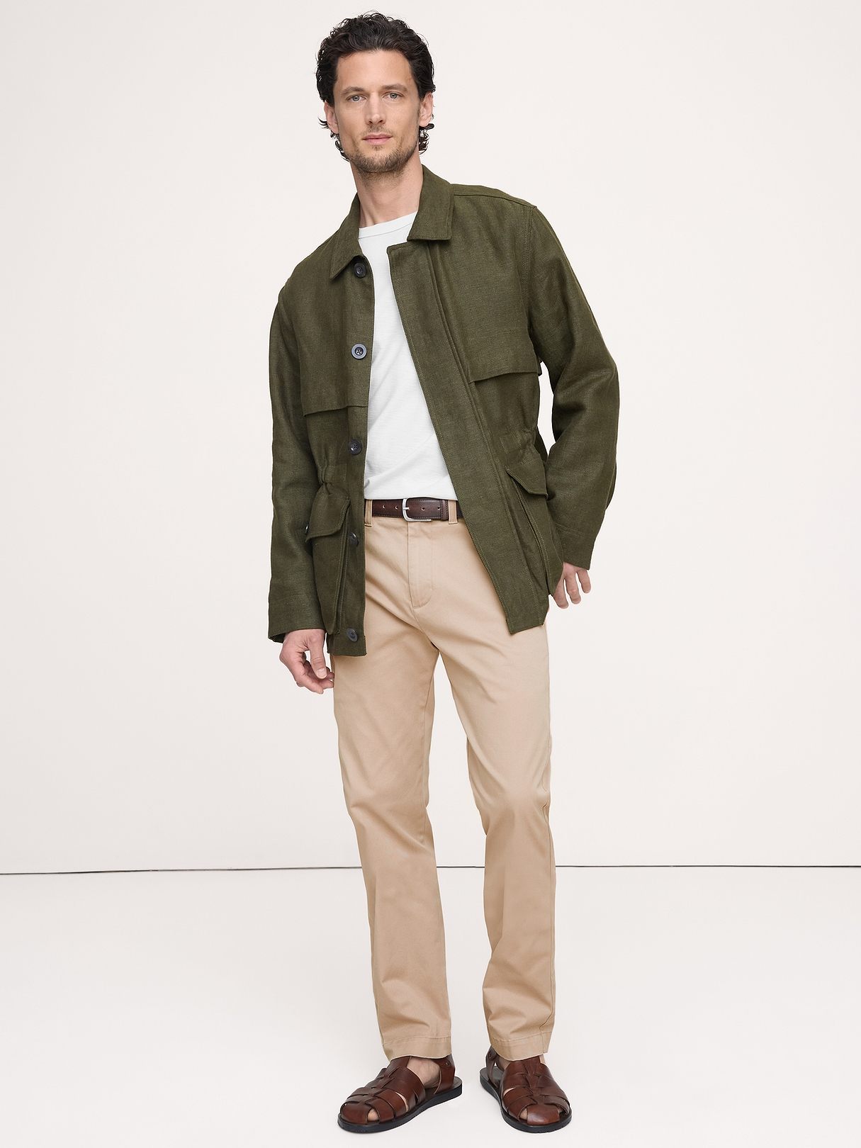 Straight Lived-In Chino | Banana Republic